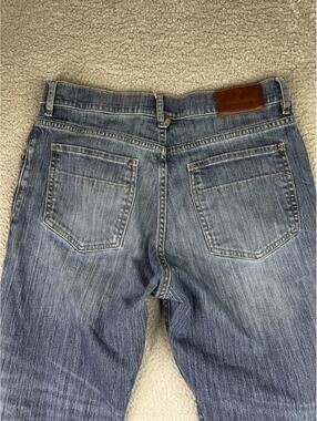 Raleigh Denim Workshop Jeans Men's 31x33 Blue Graham Dempsey 5 Pocket Distress